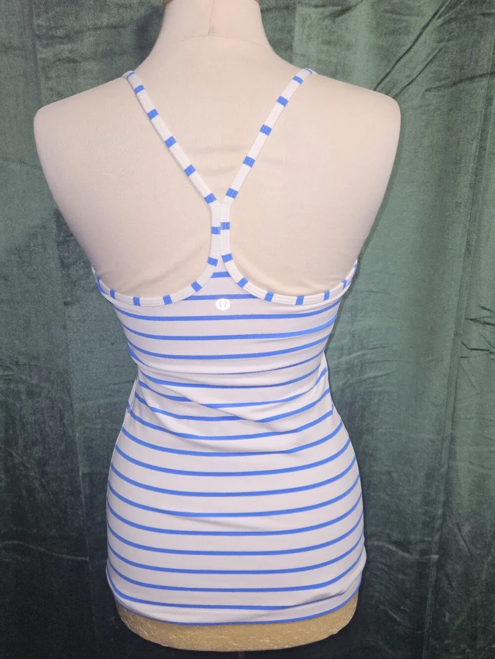 Lululemon Striped Power Y Tank Top